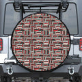 Retro Cassette Tape Pattern Print Tire Cover