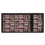 Retro Cassette Tape Pattern Print Trifold Wallet