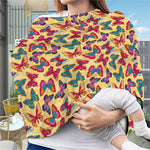 Retro Colorful Butterfly Pattern Print Baby Seat Cover