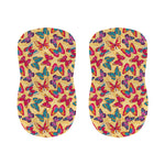 Retro Colorful Butterfly Pattern Print Bar Stool Covers