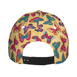 Retro Colorful Butterfly Pattern Print Baseball Cap