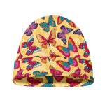 Retro Colorful Butterfly Pattern Print Beanie