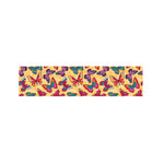 Retro Colorful Butterfly Pattern Print Bed Runner