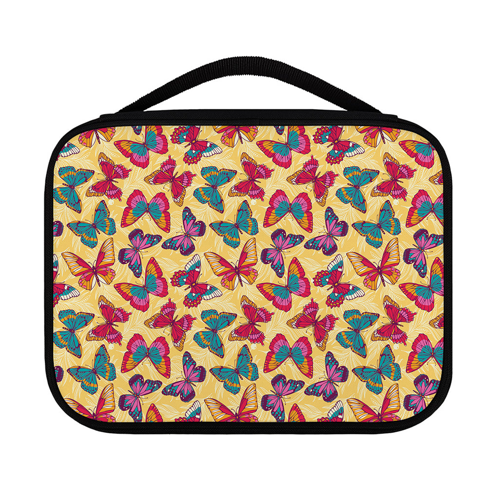 Retro Colorful Butterfly Pattern Print Classic Bible Case