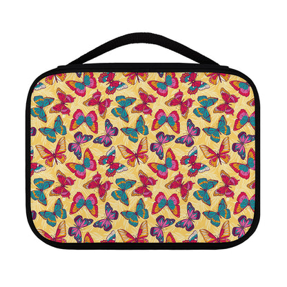 Retro Colorful Butterfly Pattern Print Classic Bible Case