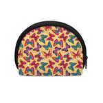 Retro Colorful Butterfly Pattern Print Coin Purse