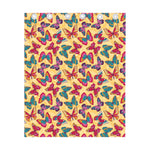 Retro Colorful Butterfly Pattern Print Curtain