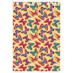 Retro Colorful Butterfly Pattern Print Curtain