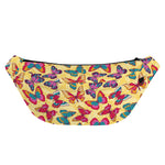 Retro Colorful Butterfly Pattern Print Fanny Pack