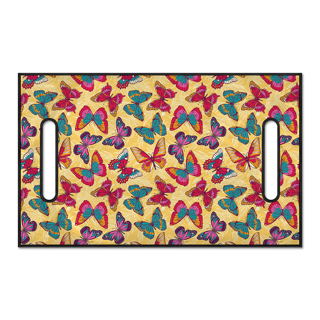 Retro Colorful Butterfly Pattern Print Golf Cart Seat Cover