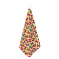 Retro Colorful Butterfly Pattern Print Hand Towel