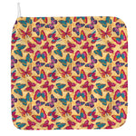 Retro Colorful Butterfly Pattern Print Hand Towel