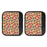 Retro Colorful Butterfly Pattern Print Handle Covers