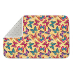Retro Colorful Butterfly Pattern Print Indoor Door Mat