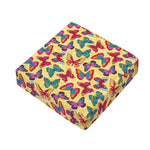 Retro Colorful Butterfly Pattern Print Outdoor Seat Cushion Cover