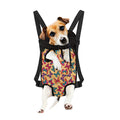 Retro Colorful Butterfly Pattern Print Pet Carrier Backpack