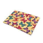 Retro Colorful Butterfly Pattern Print Pet Cooling Mat Cover