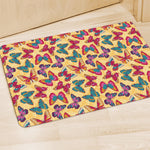 Retro Colorful Butterfly Pattern Print Polyester Doormat