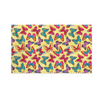 Retro Colorful Butterfly Pattern Print Polyester Flag