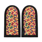 Retro Colorful Butterfly Pattern Print Skillet Handle Cover