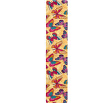 Retro Colorful Butterfly Pattern Print Table Runner