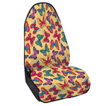 Retro Colorful Butterfly Pattern Print Waterproof Car Seat Cover