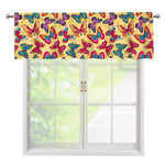 Retro Colorful Butterfly Pattern Print Window Valance