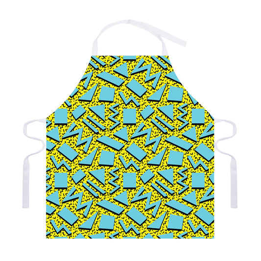 Retro Funky Pattern Print Adjustable Apron