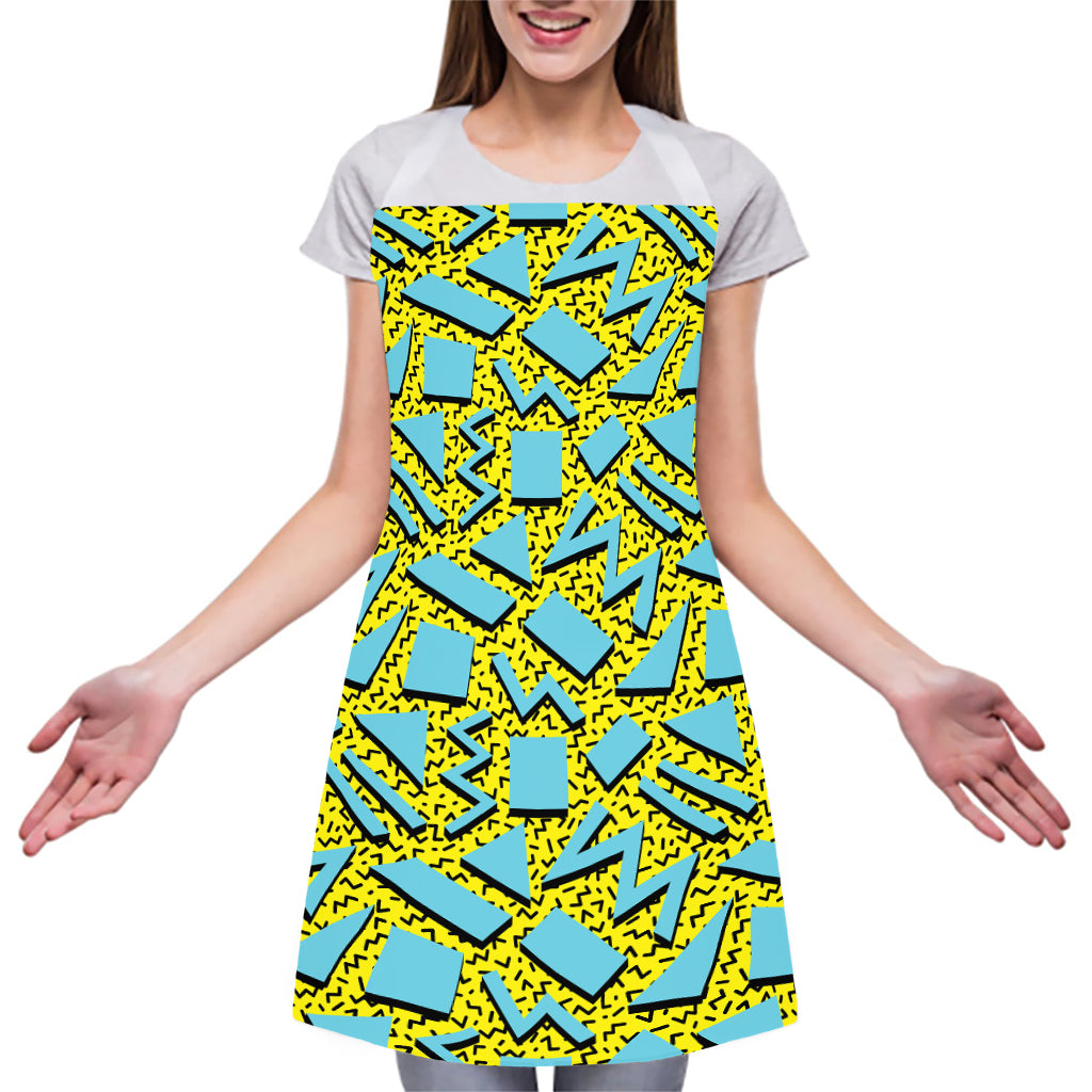 Retro Funky Pattern Print Adjustable Apron