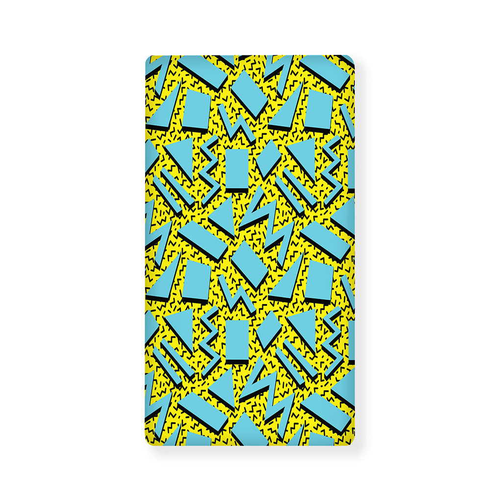 Retro Funky Pattern Print Baby Crib Sheet