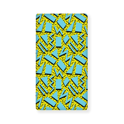 Retro Funky Pattern Print Baby Crib Sheet