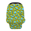 Retro Funky Pattern Print Baby Seat Cover