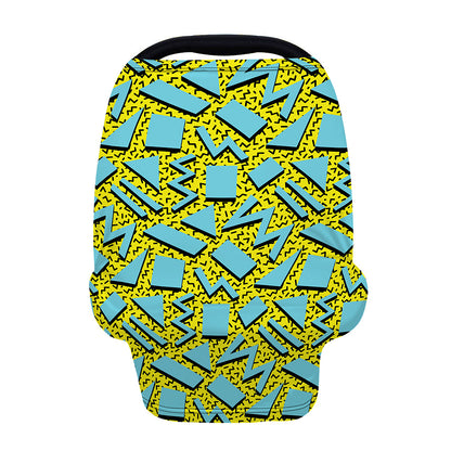 Retro Funky Pattern Print Baby Seat Cover