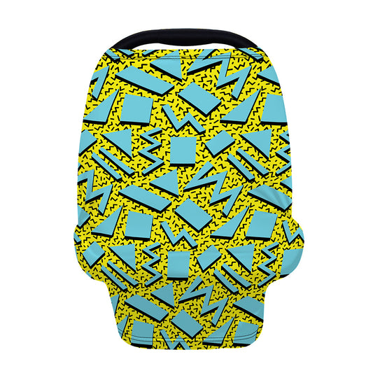Retro Funky Pattern Print Baby Seat Cover