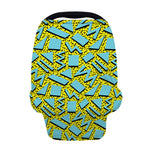 Retro Funky Pattern Print Baby Seat Cover