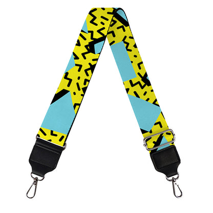 Retro Funky Pattern Print Bag Strap