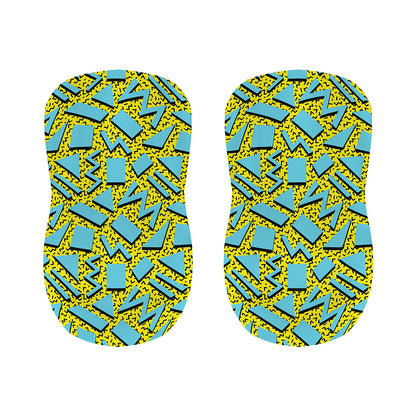 Retro Funky Pattern Print Bar Stool Covers
