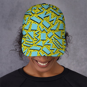 Retro Funky Pattern Print Baseball Cap