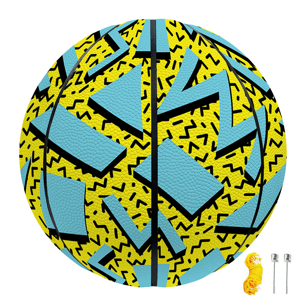 Retro Funky Pattern Print Basketball