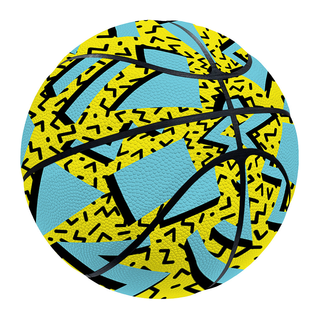 Retro Funky Pattern Print Basketball