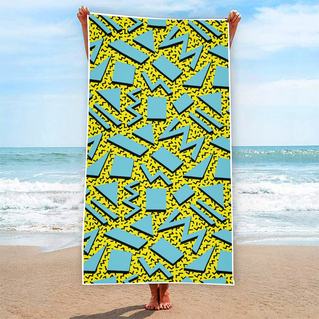 Retro Funky Pattern Print Beach Towel