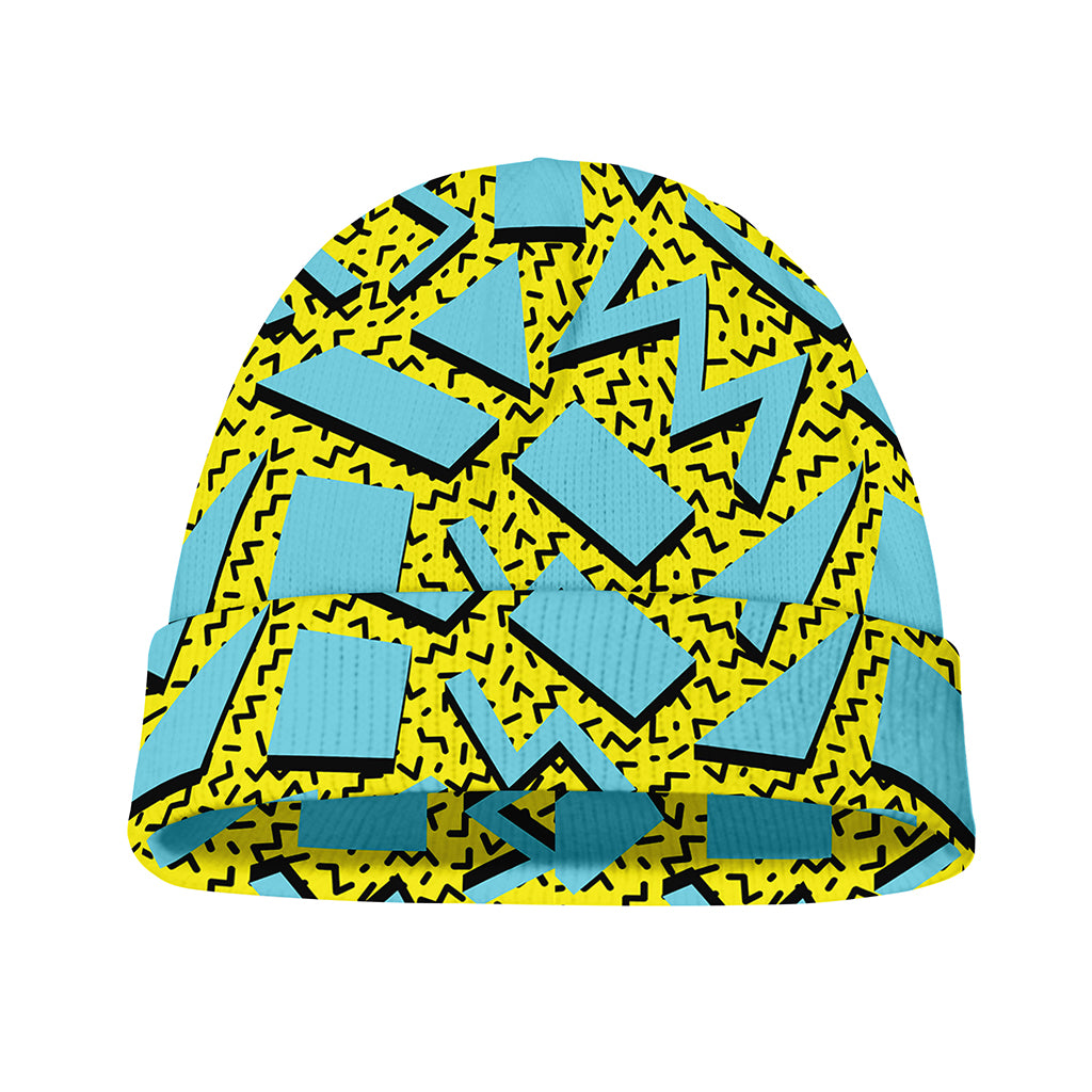 Retro Funky Pattern Print Beanie