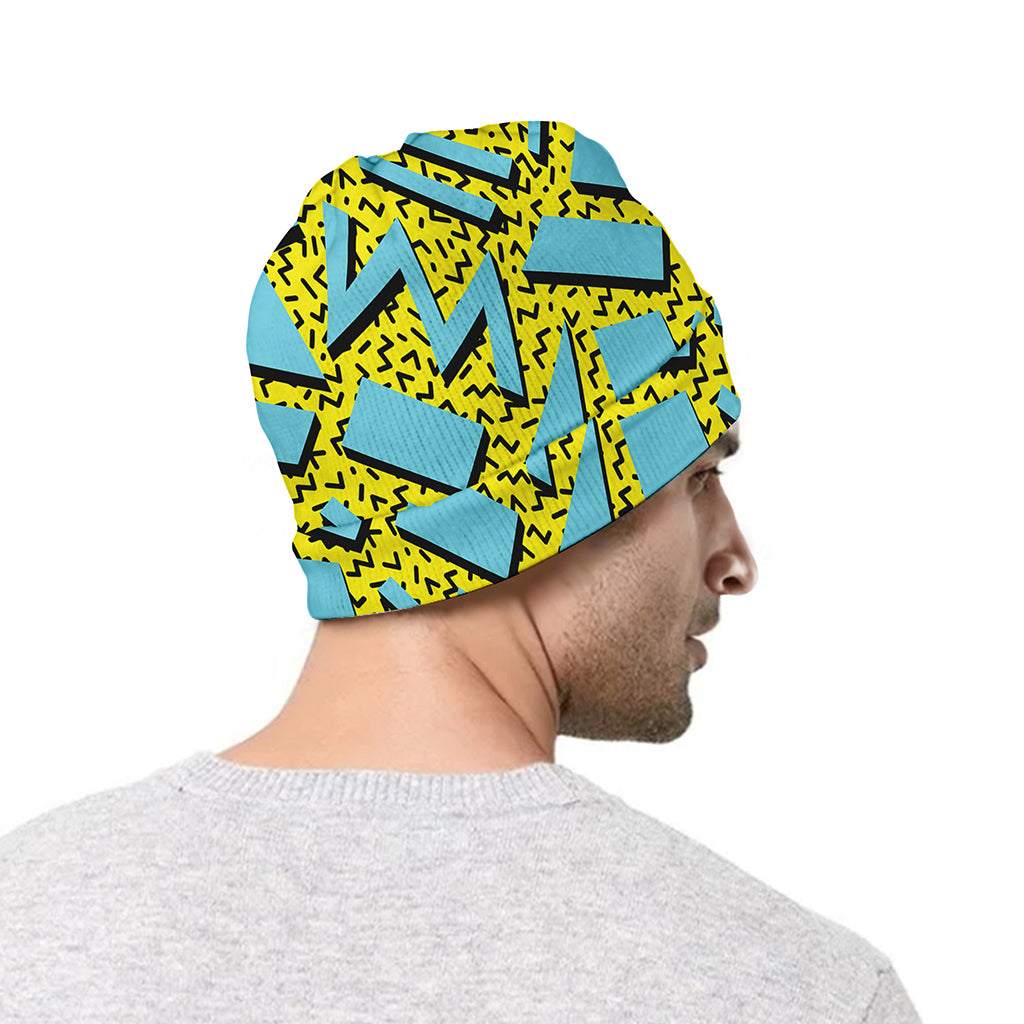 Retro Funky Pattern Print Beanie