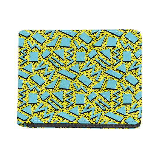 Retro Funky Pattern Print Bifold Wallet