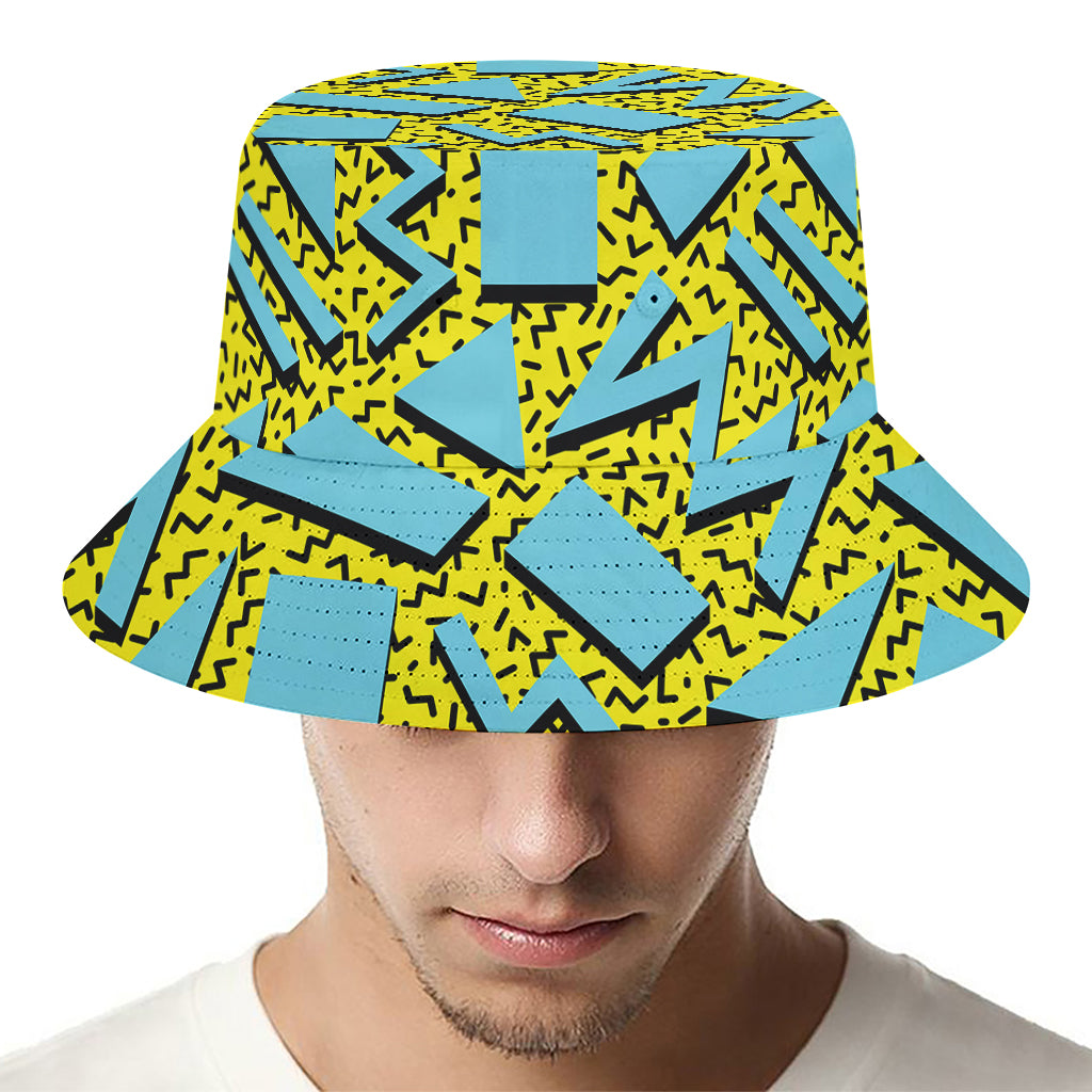 Retro Funky Pattern Print Bucket Hat