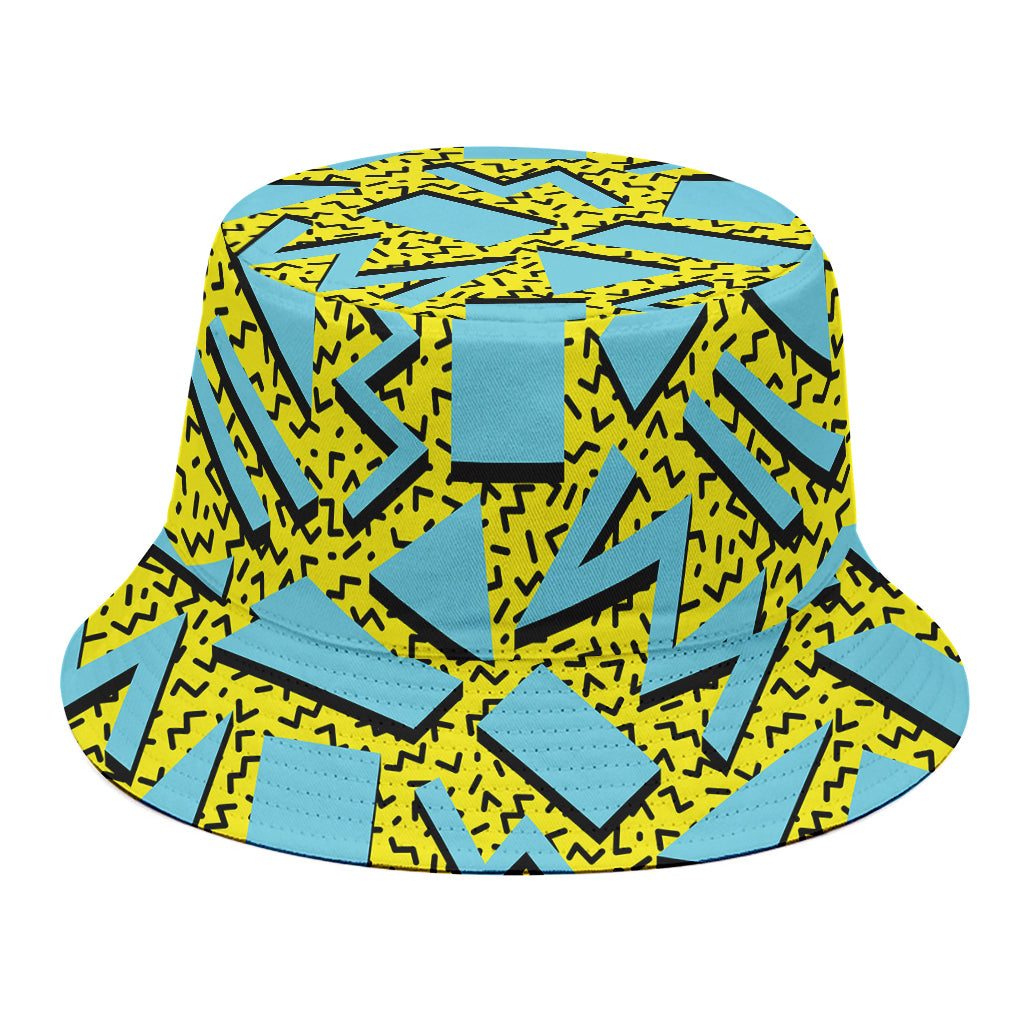 Retro Funky Pattern Print Bucket Hat