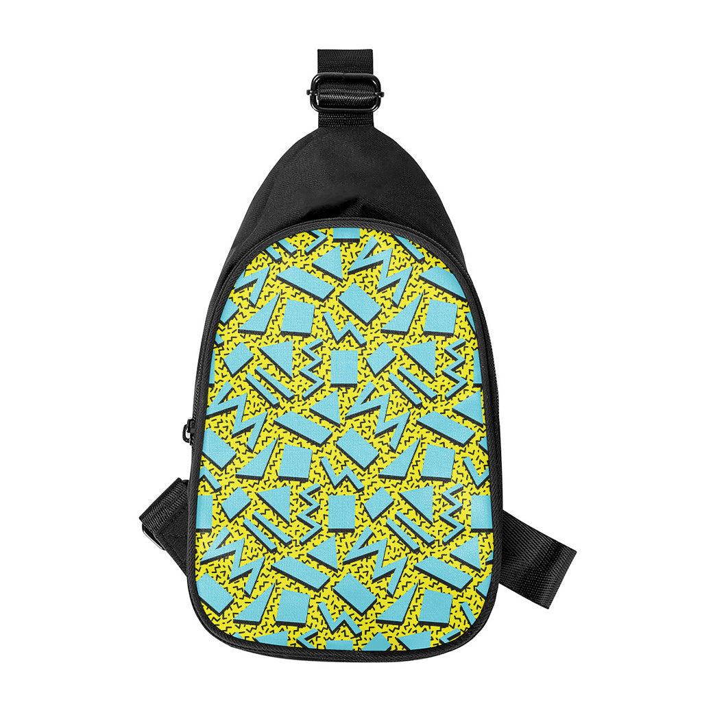 Retro Funky Pattern Print Chest Bag