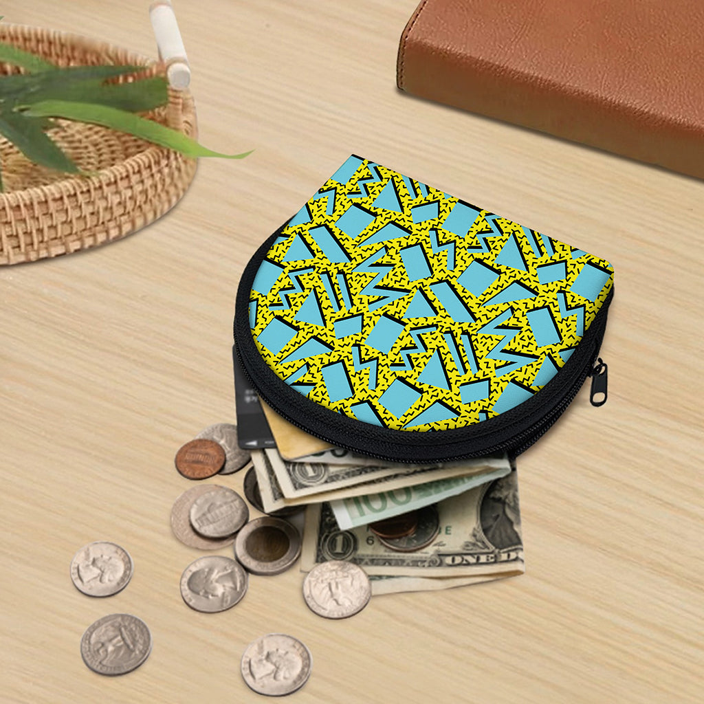 Retro Funky Pattern Print Coin Purse