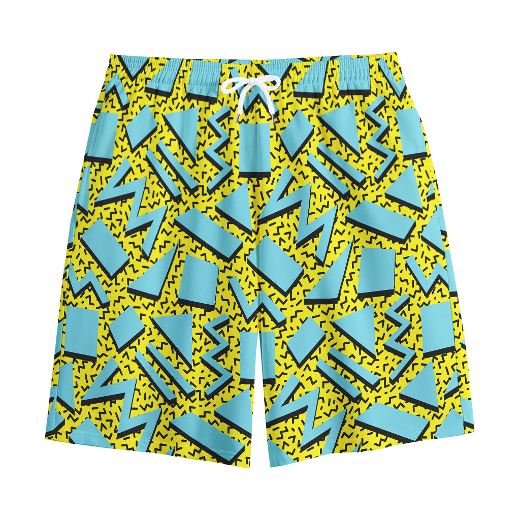 Retro Funky Pattern Print Cotton Shorts