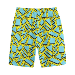 Retro Funky Pattern Print Cotton Shorts